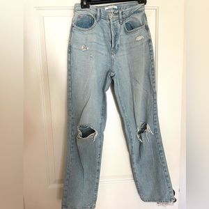 Pacsun cutout straight leg jeans